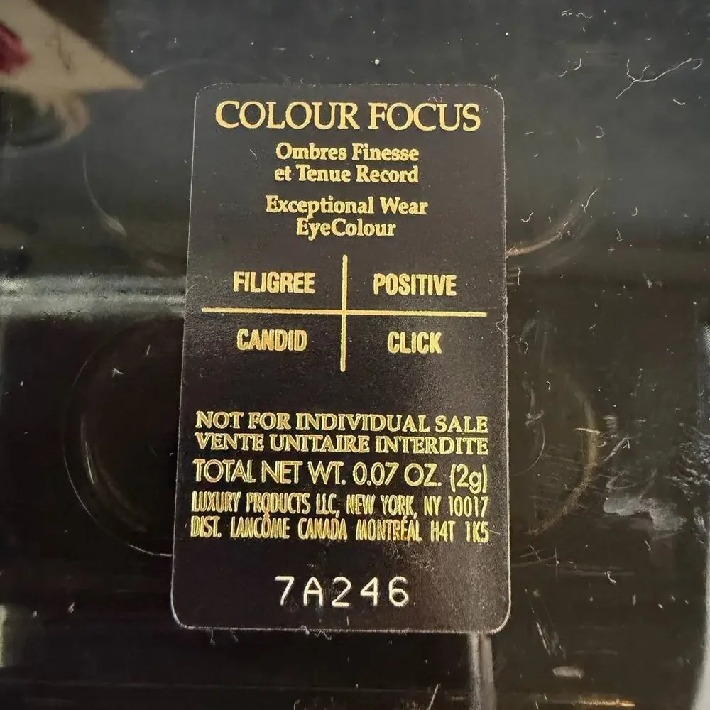 Lancome Colour Focus Eye Shadow Set 4x0.07oz